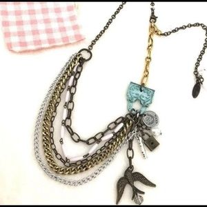 Plunder Tatum sparrow lock necklace.